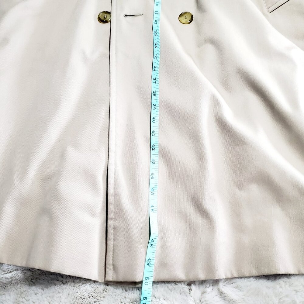 Vintage Burberry Trench Coat Removable Liner Wool, Classic, Timeless - Picture 9 of 16